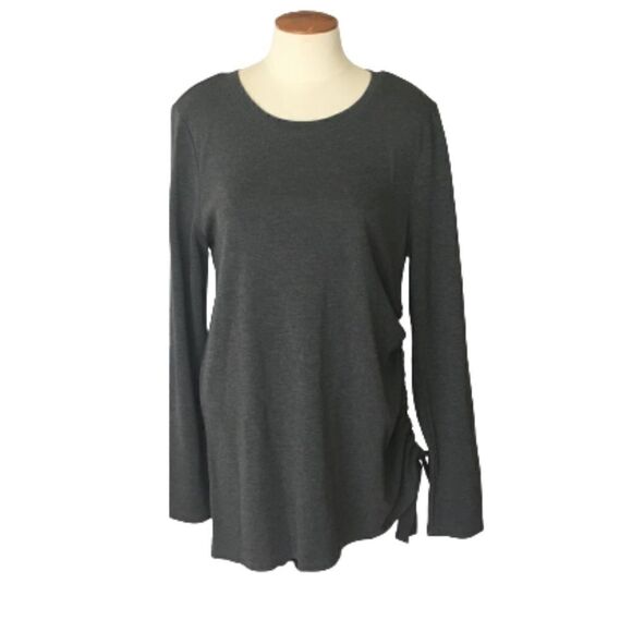 Ann Taylor Sweatshirt with Tie Detail Size M - Picture 2 of 4